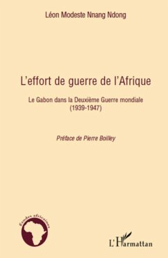 Cover L'effort de guerre de l'Afrique (eBook, ePUB)