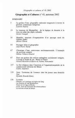 Cover Geographie et cultures no. 43 (eBook, PDF)