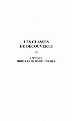 Classes de decouverte les (eBook, PDF)