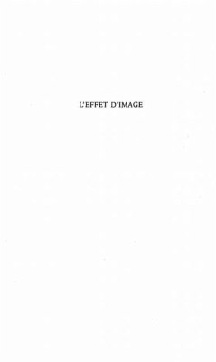 L'effet d'image (eBook, PDF)