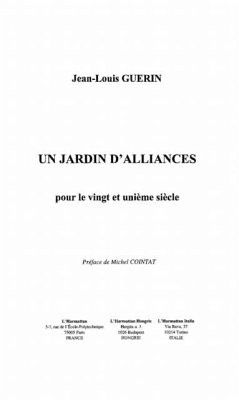 Cover JARDIN D'ALLIANCES POUR LE XXIe SIECLE (eBook, PDF)