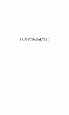 La psychanalyse ? (eBook, PDF)