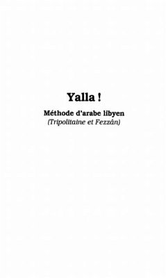 Yalla! methode d'arabe libyen (eBook, PDF)
