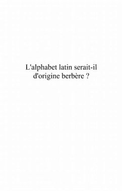 Cover L'alphabet latin serait-il d'origine berbere (eBook, PDF)