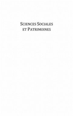 Sciences sociales et patrimoines (eBook, ePUB) Sciences sociales et patrimoines (eBook, ePUB)