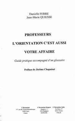 Cover Professeurs l'orientation c'est aussi vo (eBook, PDF)