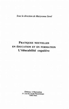 PRATIQUES NOUVELLES EN EDUCATION ET EN FORMATION (eBook, PDF)