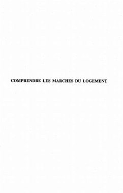 Cover Comprendre les marches du logement (eBook, PDF)