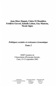 Politique sociales et croissance economi (eBook, PDF)