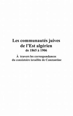 Les communautes juives de l'Est algerien (eBook, PDF)