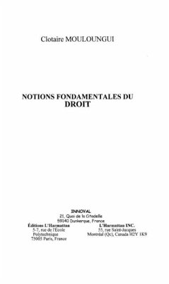 Cover Notions fondamentales du droit (eBook, PDF)