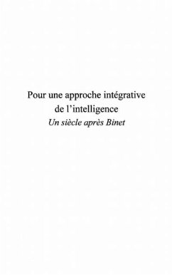Pour une approche integrative de l'intelligence (eBook, PDF)