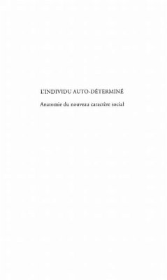 Cover Individu auto-determine (eBook, PDF)