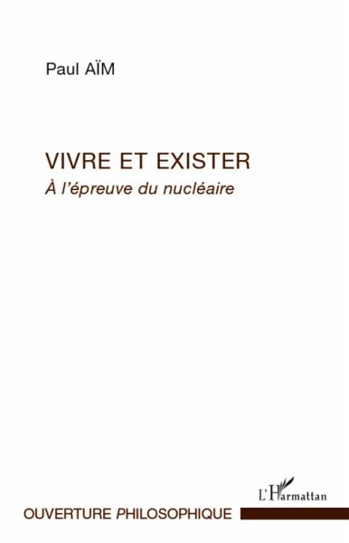 Vivre et exister (eBook, ePUB)
