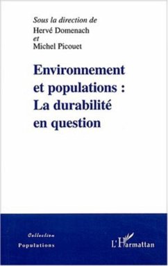 Cover Environnement et populations: la durabilite en question (eBook, PDF)