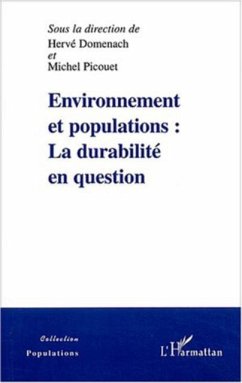 Environnement et populations: la durabilite en question (eBook, PDF)