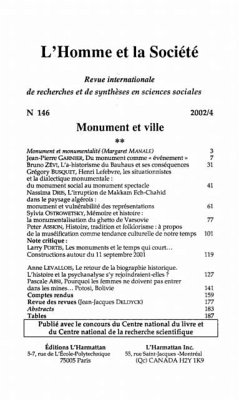 Homme et la societe no. 146 (eBook, PDF)