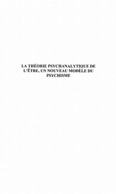 Theorie psychanalytique de l'etre la (eBook, PDF)