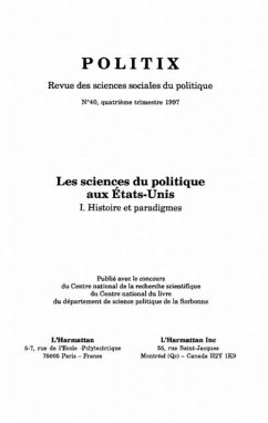 LES SCIENCES DU POLITIQUE AUX Etats-Unis (eBook, PDF)