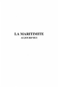 Cover La maritimite aujourd'hui (eBook, PDF)