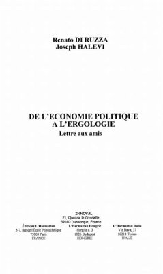 De l'economie politique a l'ergologie (eBook, PDF)