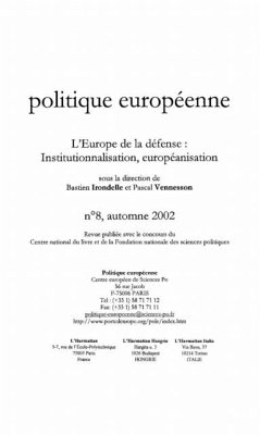 Cover L'EUROPE DE LA DEFENSE : INSTITUTIONNALISATION, EUROPEANISAT (eBook, PDF)