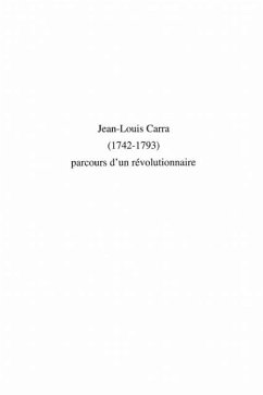 Cover JEAN-LOUIS CARRA (1742-1793) (eBook, PDF)