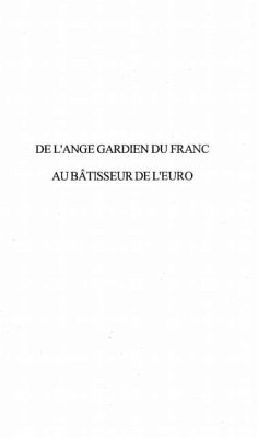 Cover DE L'ANGE GARDIEN DU FRANC AU BATISSEUR DE L'EURO (eBook, PDF)