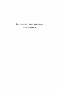 La pratique de la gouvernance au Cameroun (eBook, PDF)