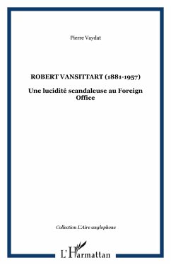 Cover Robert Vansittart (1881-1957) (eBook, ePUB)