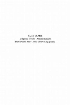 Cover Saint blaise eveque de sebaste (eBook, PDF)