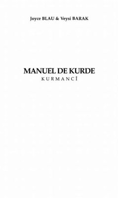 Manuel de kurde : kurmanji (eBook, PDF)