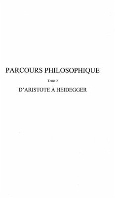 Cover Parcours philosophique d'aristote a heid (eBook, PDF)