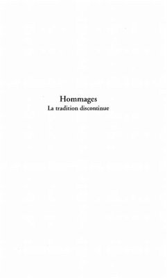Cover HOMMAGES (eBook, PDF)