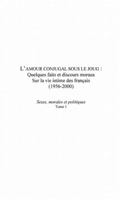 Cover L'AMOUR CONJUGAL SOUS LE JOUG (eBook, PDF)