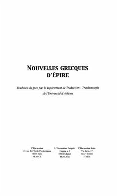 Cover Nouvelles grecques d'epire (eBook, PDF)