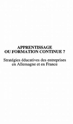 Apprentissage ou formation continue ? (eBook, PDF)