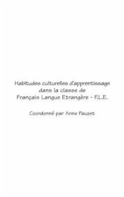 Cover HABITUDES CULTURELLES D'APPRENTISSAGE (eBook, PDF)