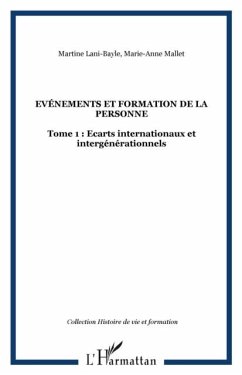 Evenement et formation de la personne t.1 (eBook, PDF) - Martine Lani-Bayles