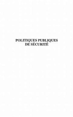 POLITIQUES PUBLIQUES DE SECURITE (eBook, PDF)