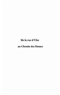Cover RUE (DE LA) D'ULM AU CHEMIN DES DAMES (eBook, PDF)