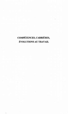 Cover Competences carrieres evolutions au t (eBook, PDF)