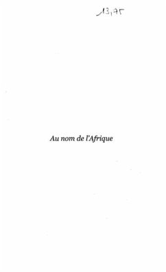 Au nom de l'afrique (eBook, PDF)