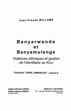 Cover Banyarwanda et Banyamulenge (eBook, PDF)