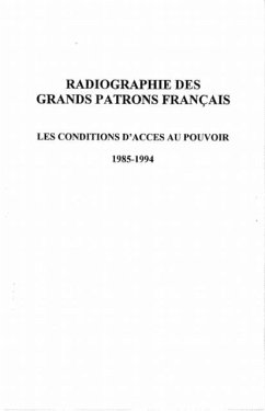 RADIOGRAPHIE DES GRANDS PATRONS FRANCAIS (eBook, PDF)