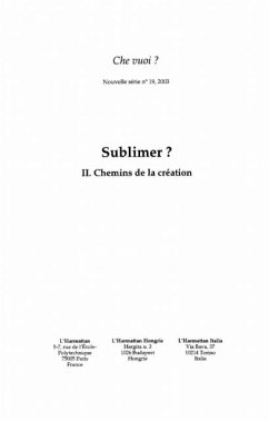 Sublimer? chemin de la creation (eBook, PDF)