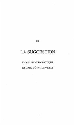 Cover De la suggestion dans l'etat hypnotique (eBook, PDF)