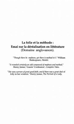 Folie et la methode: essai surla dereal (eBook, PDF) Folie et la methode: essai surla dereal (eBook, PDF)