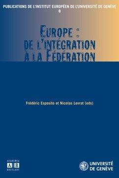 Cover Europe : de l'integration a la Federation (eBook, PDF)