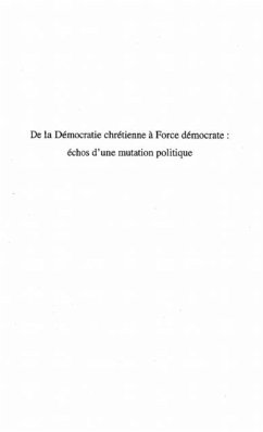 DEMOCRATIE (DE LA) CHRETIENNE A FORCE DEMOCRATE (eBook, PDF)
